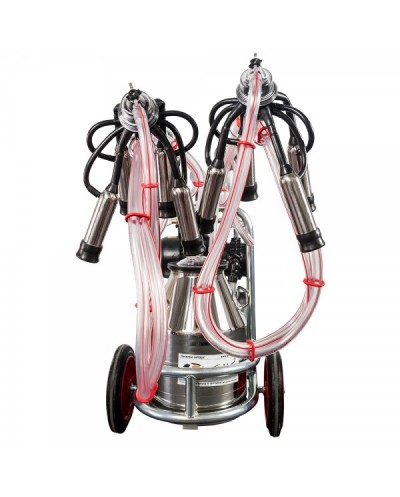 Aparat de muls vaci EMT 2 posturi, 1 bidon inox 30 litri,...
