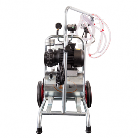 APARAT DE MULS OI SAU CAPRE EMT 2 POSTURI, 1 BIDON ALUMINIU 30 LITRI