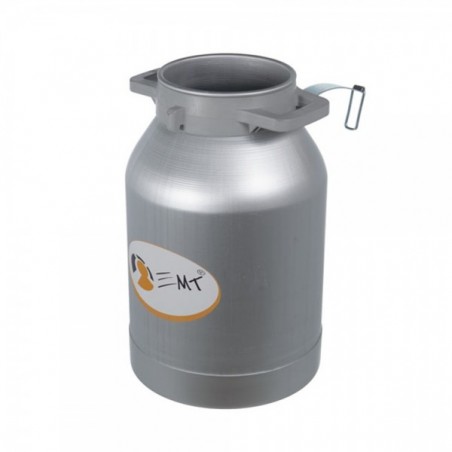 Bidon aluminiu cu capac si clipsuri de prindere, inchidere etansa, volum 25 L