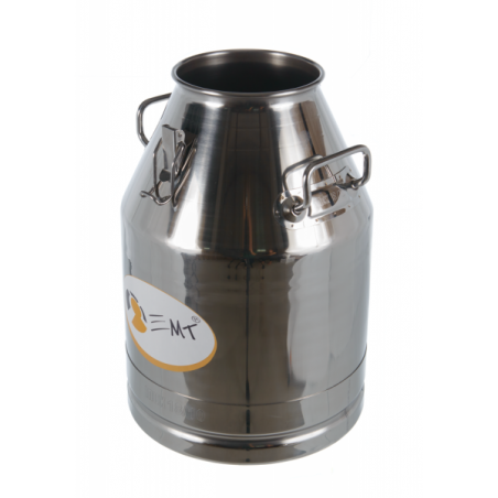 Bidon inox cu capac si clipsuri de prindere, inchidere etansa, volum 25 LITRI