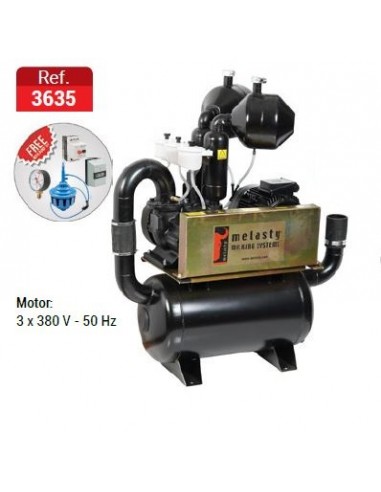 POMPA VACUUM PENTRU SALI DE MULS- 2300/2600 L - 380 V - 50 HZ - 7.5 KW(ULEI)