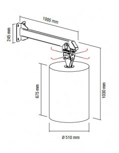 PERIE PENTRU INGRIJIREA VACILOR( DREAPTA-MAXI) FARA MOTOR 2