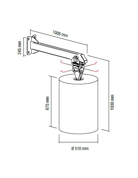 PERIE PENTRU INGRIJIREA VACILOR( DREAPTA-MAXI) FARA MOTOR