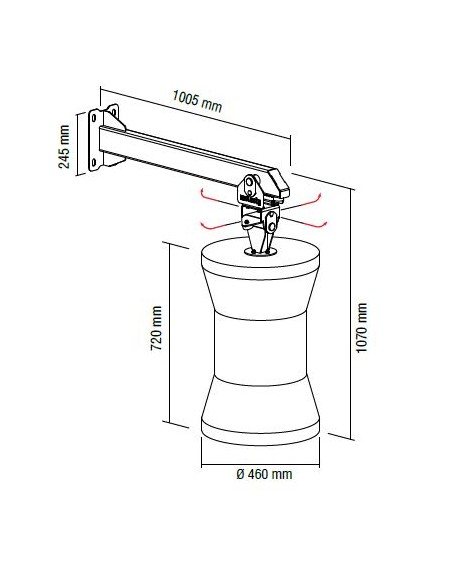 PERIE PENTRU INGRIJIREA VACILOR( CLEPSIDRA-MINI) FARA MOTOR