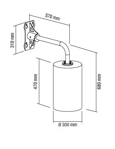 PERIE FIXA PENTRU INGRIJIREA VACILOR( DREAPTA)