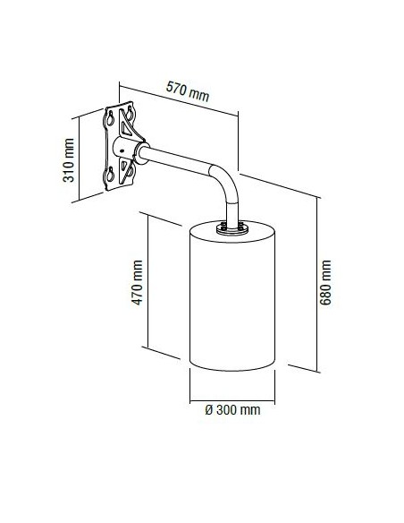 PERIE FIXA PENTRU INGRIJIREA VACILOR( DREAPTA)
