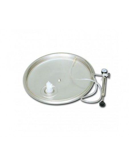 Cisterna inox cu capac flotant Toscana Inox ARIA Pe, 500 litri