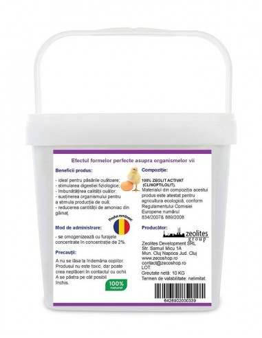 Aditiv furajer pentru pasari ouatoare, 10 kg