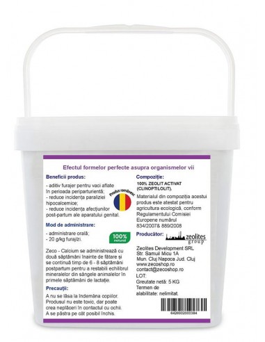 Calcium (hipocalcemii), 5 kg