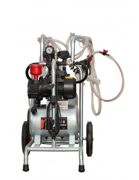 APARAT DE MULS OI SAU CAPRE MELASTY 4 POSTURI, 1 BIDON ALUMINIU 30 LITRI