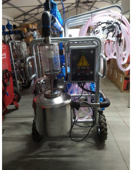 Sala de muls oi sau capre mobila 12 posturi( PULSATOARE ELECTRONICE)