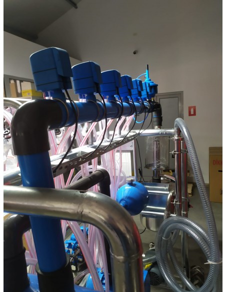 Sala de muls oi sau capre mobila 12 posturi( PULSATOARE ELECTRONICE)