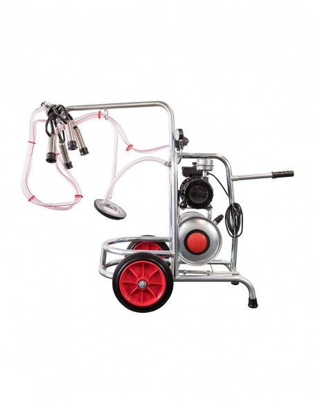 Aparat de muls vaci EMT 1 post, fara bidon, sasiu galvanizat