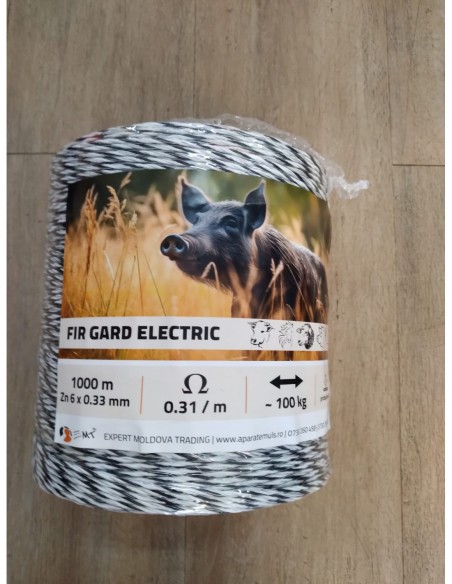 Fir gard electric 1000 M - 100 KG, 0.31 Ω/M, ZN 6X0.3 MM