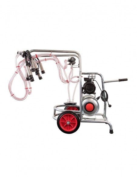 Aparat de muls vaci EMT 2 posturi si loc de 1 bidon, sasiu galvanizat( ULEI)