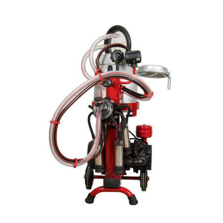 Aparat de muls vaci micro 1 post, 1 bidon aluminiu 10 litri