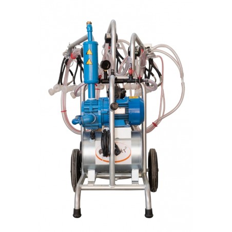 APARAT DE MULS OI SI CAPRE CU 6 POSTURI, 1 BIDON INOX 30 L