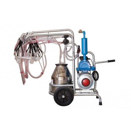 APARAT DE MULS OI SI CAPRE CU 6 POSTURI, 1 BIDON INOX 30 L