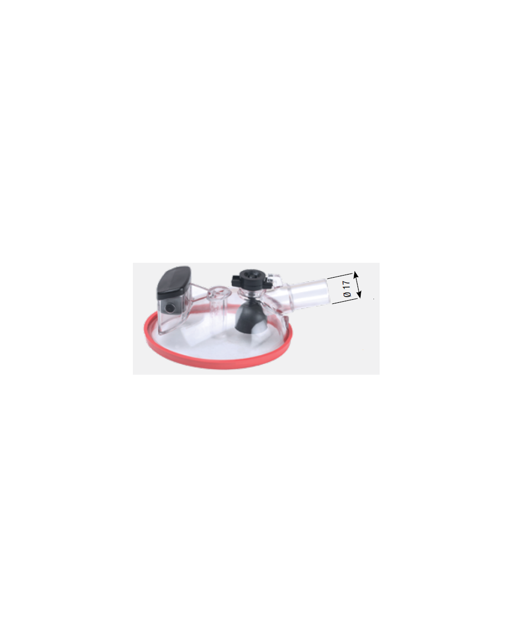 Capac colector complet transparent oval 240CC bovine