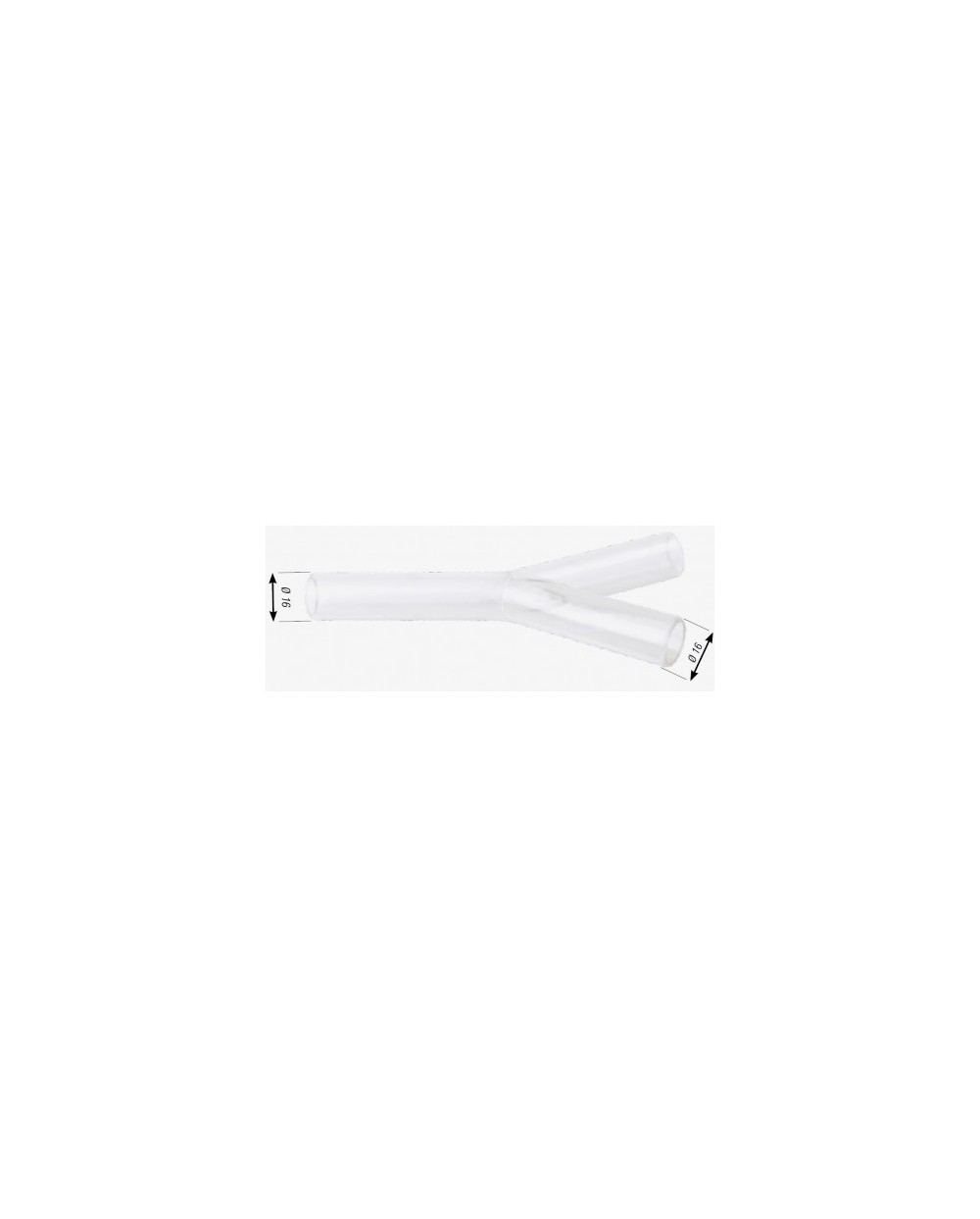 Racord spliter Y distribuitor lapte plastic