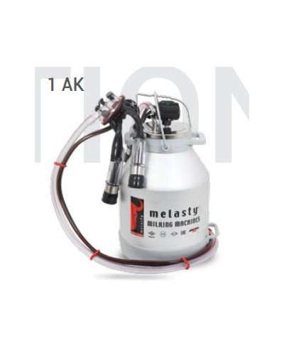 Bidon aluminiu 30 litri pentru sistem fix de muls...