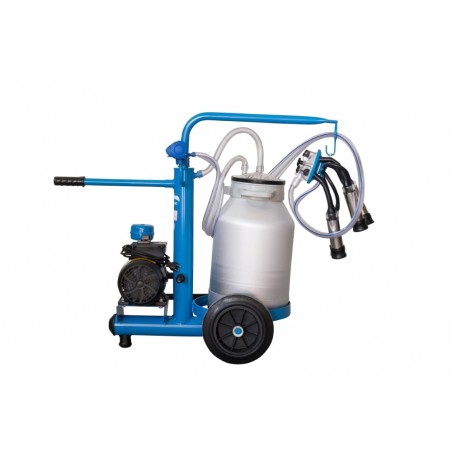 Aparat de muls vaci EMT Blue 1 post, 1 bidon de aluminiu 30 litri