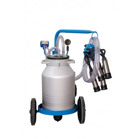 Aparat de muls vaci EMT Blue 1 post, 1 bidon de aluminiu 30 litri